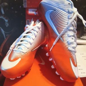 Nike Vapor Speed 2 TD Football Cleats White/Orange